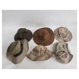 Group of hats, Pendleton,  Henschel hat co., USMC