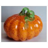 Hand blown glass pumpkin