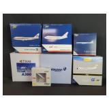 Collection of die cast model aircrafts scale 1:400