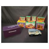 Box of California missions decoration and