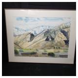 Ira Bartholomy "Bud" Hillyer watercolor