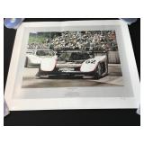 Lee Self signed 1990 "Corvette Beach Partyï¿½ poster