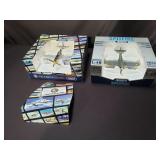 2 Franklin mint Armor collection model airplanes