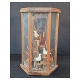 Nautical theme featuring seagulls in a wood and