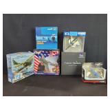 Collection of die cast models aircrafts