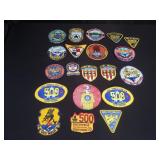 Group of vintage military patches