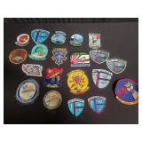 Group of vintage military patches