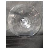 Marc Aurel signed clear glass dish