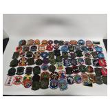 Collection of military patches