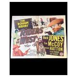 Vintage Riders Of The West movie poster