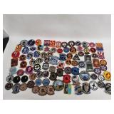Large collection of military patches