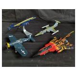 Collection of die-cast model planes