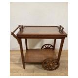 Vintage arts & craft style serving cart