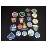 Group of vintage military patches