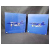 Two F/A-18E Super Hornet U.S. Navy Blue Angels