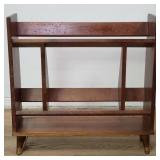 Mid-century walnut bookcase