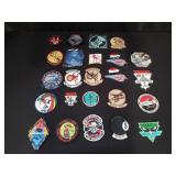 Collection of military patches