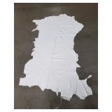 White leather hide