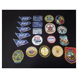 Vintage patches including Boeing 727 737, United