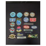 Vintage patches including Harley owners group,