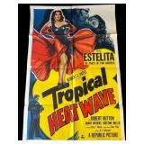 Vintage Tropical Heat Wave movie poster