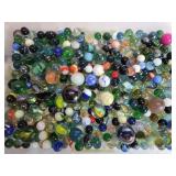 Collection of vintage glass marbles