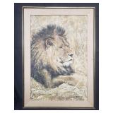 Signed Mary Lou Hamann oil on canvas dated 1965