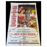 Vintage 1957 The Sun Also Rises movie poster