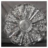 Large Fostoria etched glass server