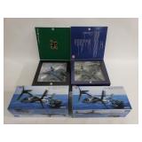 Collection of die-cast model airplanes