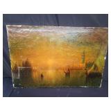 Signed George Henry Bogert oil on canvas titled