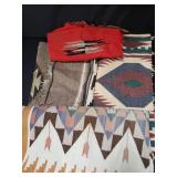 4 Navajo style rugs