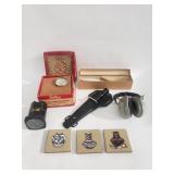 Lot of vintage aviation guage, vintage fishing