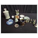 Collection of porcelain and ceramic, figurines,