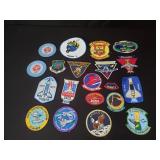 Vintage patches including bombing 8, VMF-212