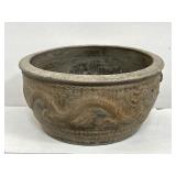 Asian style dragon jardiniere