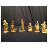 Collection of vintage wade Irish porcelain figures