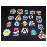 Group of vintage military patches