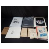 Vintage comic books, newspapers, manuals, etc