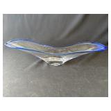 Rosenthal Blue Hue Art Glass Centerpiece Bowl