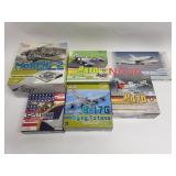 Collection of model combat airplanes