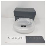 Lalique crystal egg shaped trinket box