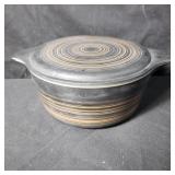 Vintage Pyrex Terra covered  casserole