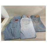 5 vintage denim jeans