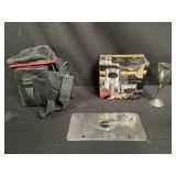 Mini Cooper liscense plate, grinder, heart cup,