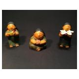 Vintage Mexican Gordita Girls terracotta figures