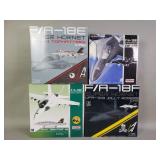Collection of die-cast model airplanes