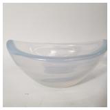 MCM "Selena" opalescent glass bowl by Orrefors