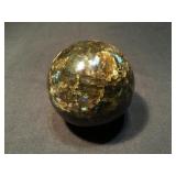 Labradorite crystal sphere