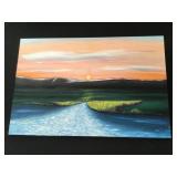 Oil painting on canvas